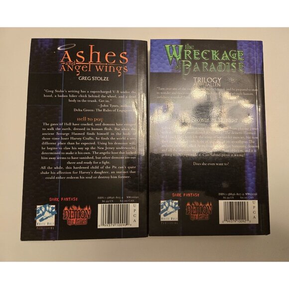 Trilogy of the Fallen: Books 1 & 3 by Greg Stolze - Picture 2 of 2